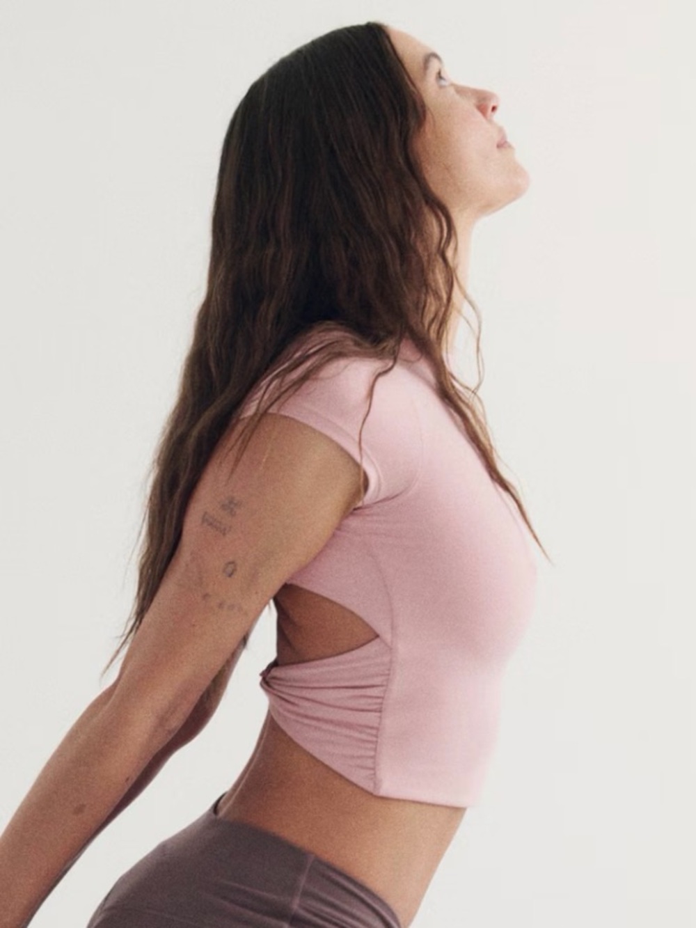H&M Sports top pink Medium